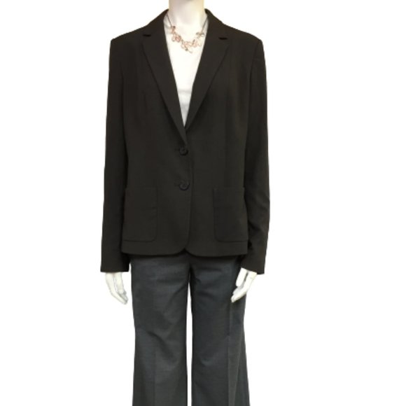 Anne Klein Black Size 10 Jacket/ Blazer - Picture 4 of 8